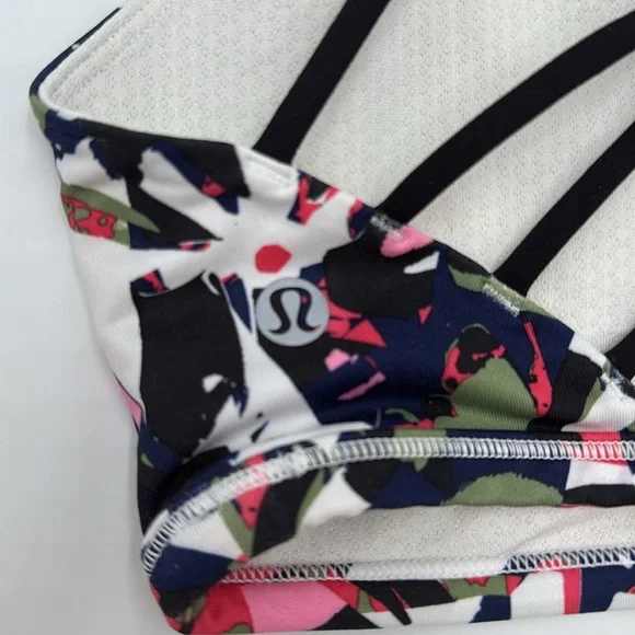 Lululemon Free To Be Bra (Wild)Mini Pop Cut Boom Juice Multi size 8 - Picture 3 of 4